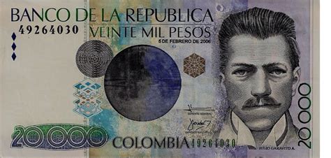 100 dollars in colombian pesos history